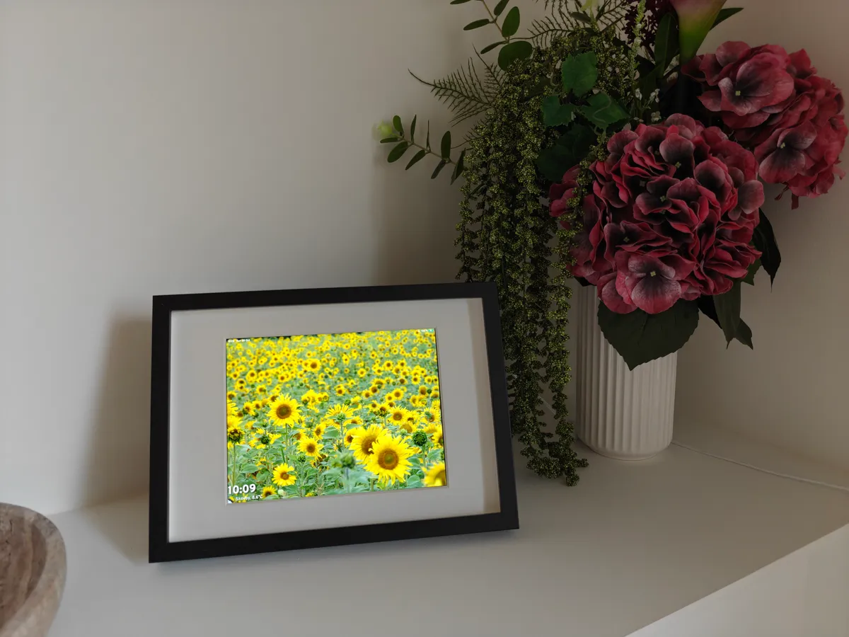 Tilpasset offline fotovisningsramme